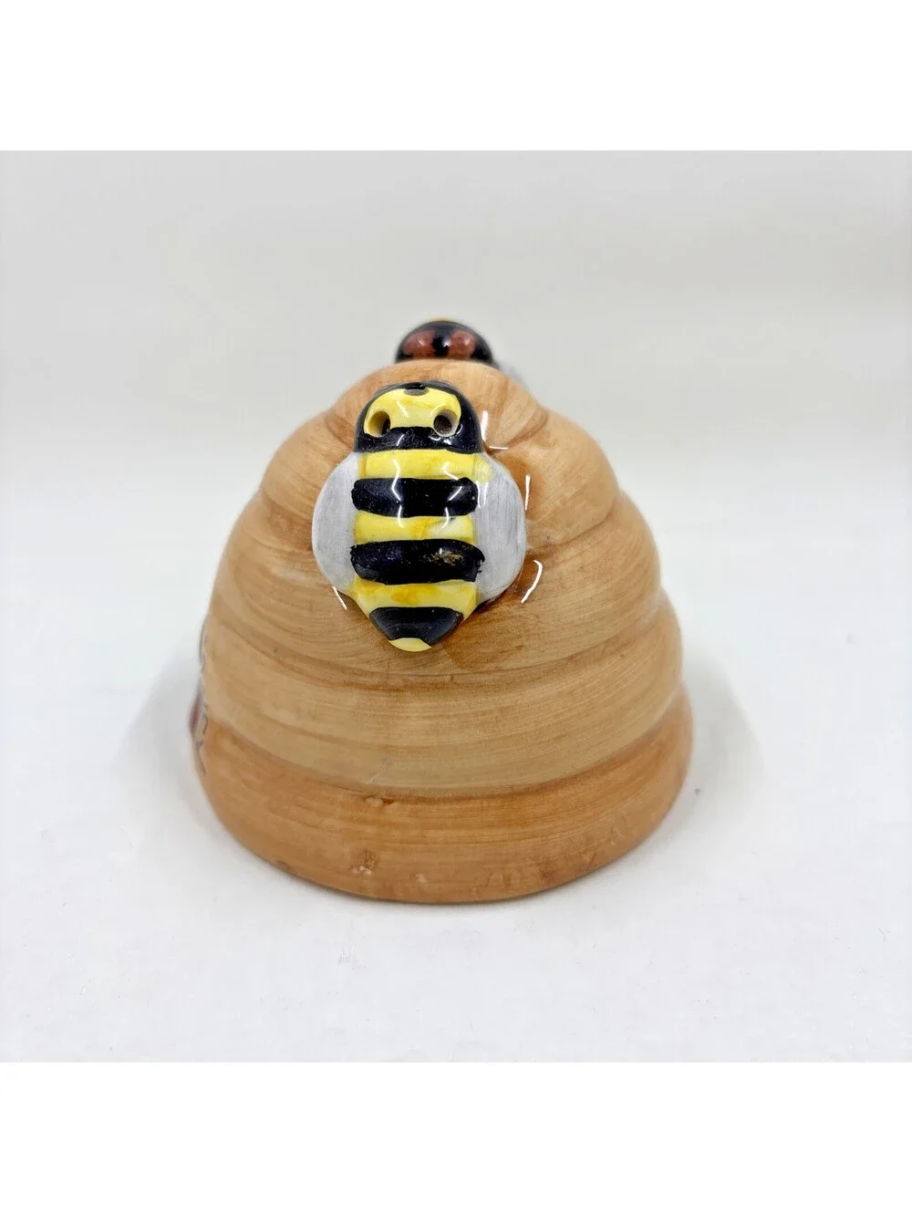 RARE Vintage Beehive Bees Hive Home Sweet Honey Pot Novelty Salt &Pepper Shakers